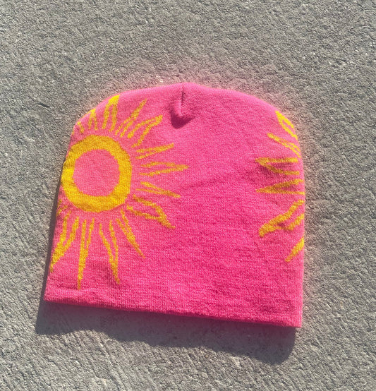 Pink Sun Beanie